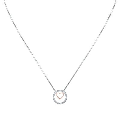 Collier en argent 925 et oxyde de zirconium CLEOR