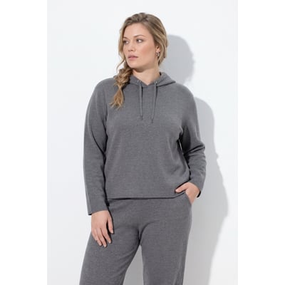 Sweat-shirt à capuche en maille de coton bio ULLA POPKEN