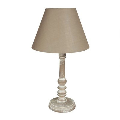 Lampe Charme Bois Taupe DECORATIE