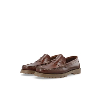 Mocassins En Cuir BIANCO