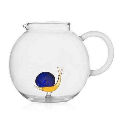 Carafe à eau verre  Animal Farm Escargot ICHENDORF