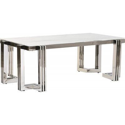 Table basse en marbre et acier, Moderno RECOLLECTION