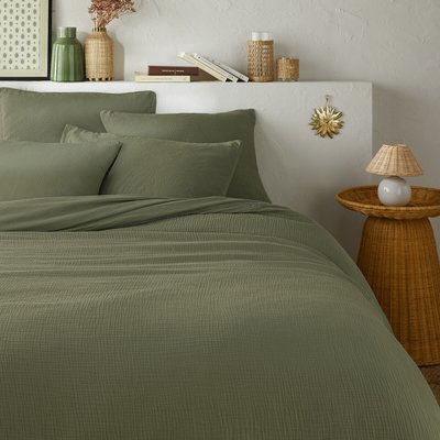 Housse de couette gaze de coton/coton lavé, Kumco LA REDOUTE INTERIEURS