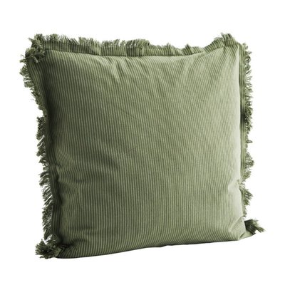 Housse de coussin franges coton MADAM STOLTZ