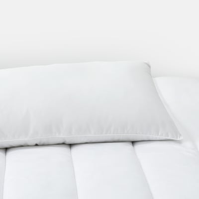 Traversin, ferme, plat et rectangulaire, enveloppe en coton LA REDOUTE INTERIEURS