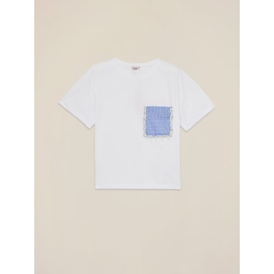 T-shirt réalisée en jersey 100% coton OLTRE