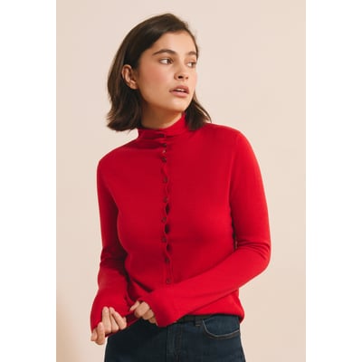 Cardigan à col montant avec laine STONNA CARDI ETAM
