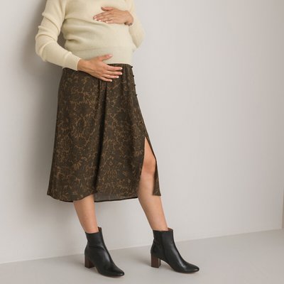 Gonna premaman media lunghezza, stampa floreale LA REDOUTE COLLECTIONS