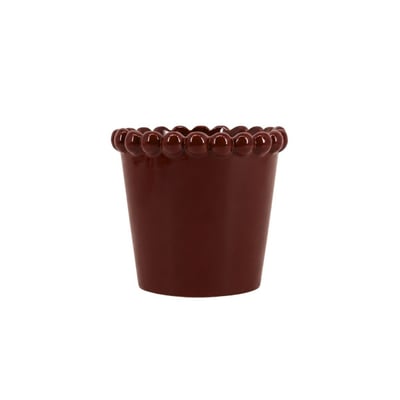 Cache-pot en céramique avec perles 16cm ORNAMI