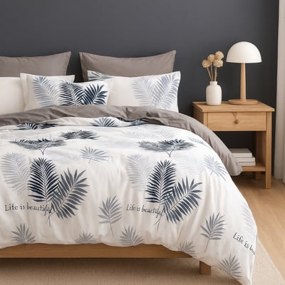 Parure housse de couette polycoton, Lygor C DESIGN HOME TEXTILE