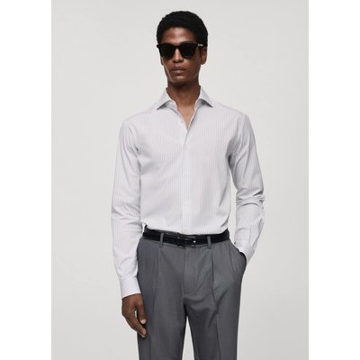 Chemise slim fit coton rayée MANGO MAN