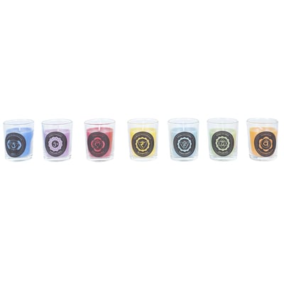 Coffret cadeau 7 bougies parfumées Chakra EDEN