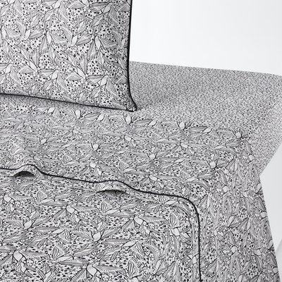 Drap plat coton lavé, Leafbird LA REDOUTE INTERIEURS