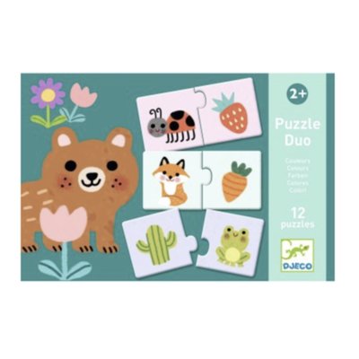 Puzzle duo - Duo couleurs DJECO