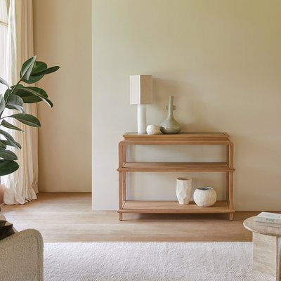 Console en teck massif 120 cm ACHILLE TIKAMOON