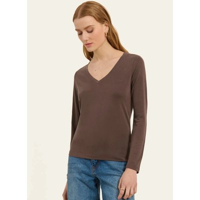 T-shirt fluide col V JALE NAF NAF