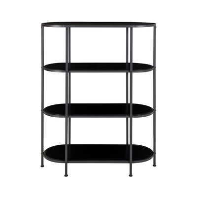 Étagère ovale en bois et métal 85x111cm- VITA HOUSE NORDIC