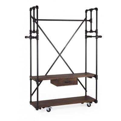 Armoire 1 tiroir metal - QUINQUENELLE DECORATION D’AUTREFOIS