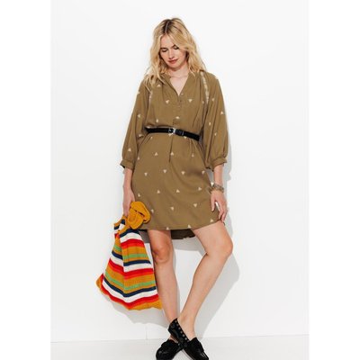 Robe courte brodée PROMOD