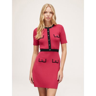Robe en tricot confortable avec bords contrastants MOTIVI