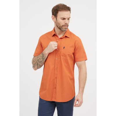 Chemise manches courtes unie légère MCS