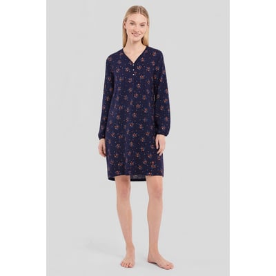 Chemise de nuit à imprimé  - coton ARMOR-LUX