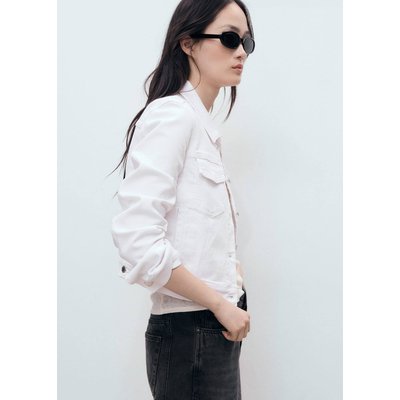 Veste jean poches MANGO