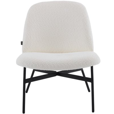 Fauteuil en tissu bouclé - PETRA HOMIFAB
