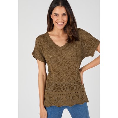 Pull en maille pointelle DAMART