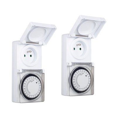 Lot De 2 Programmateurs Mécaniques Extérieur SMARTWARES