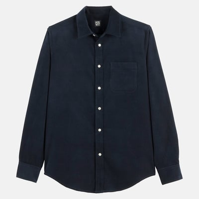 Chemise droite col américain, manches longues LA REDOUTE COLLECTIONS