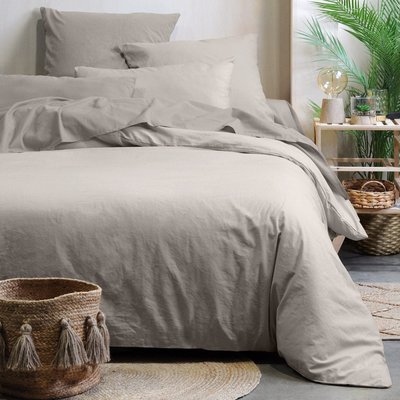 Housse De Couette  Horizon Lin 100% Coton Bio 57 Fils DECORATIE