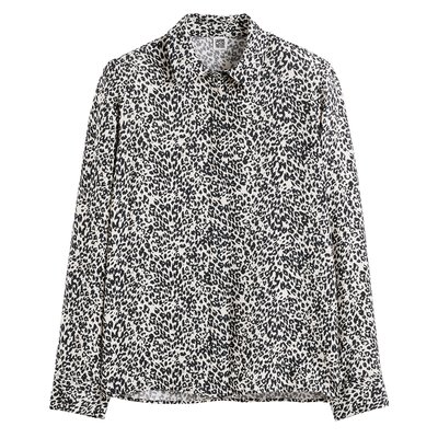 Chemise motif animalier, manches longues LA REDOUTE COLLECTIONS