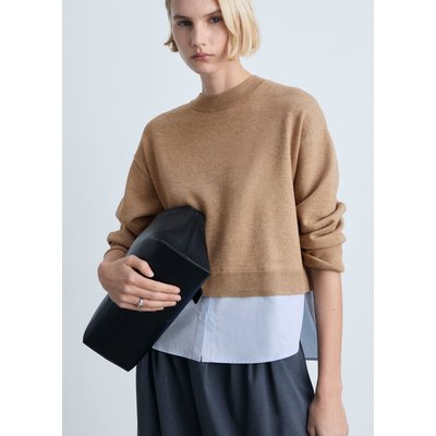 Pull-over maille combinée MANGO