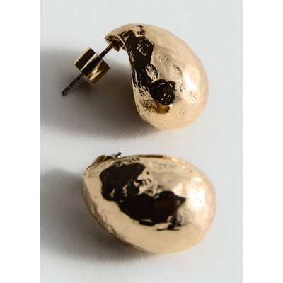Boucles d'oreilles goutte texturées MANGO
