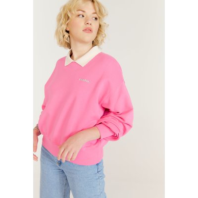 Sweatshirt coton bio col polo GERI PERPETE
