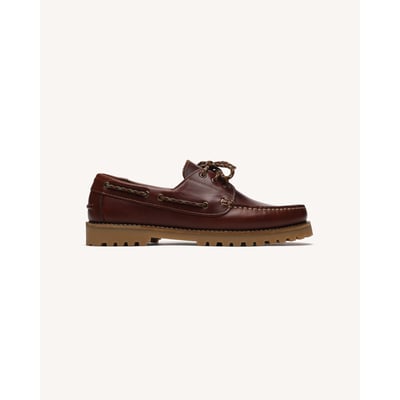 Chaussures bateau en cuir FAGUO