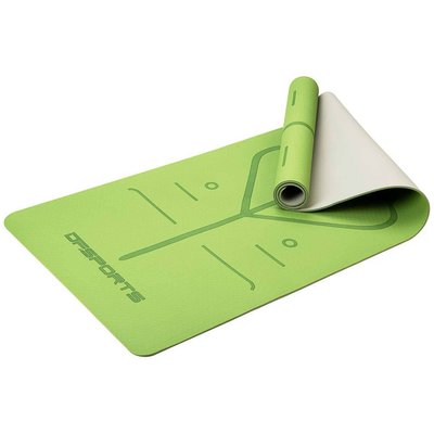 Tapis de yoga antidérapant 183 x 61 x 0.6 cm avec housse Nirvana JARDINDECO