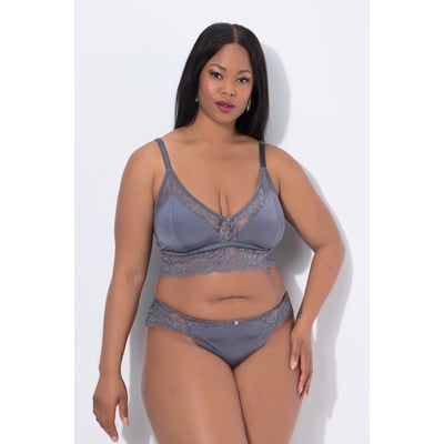 Bralette TruYou en satin et dentelle ULLA POPKEN