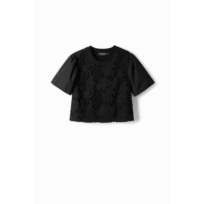 Desigual - T-shirt semi-dentelle DESIGUAL