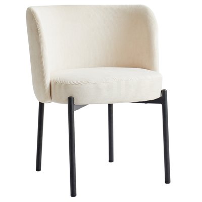 Lot de 2 chaises, velours côtelé, GRIMSTAD NORDLYS