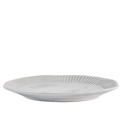 Set of 4 Harville Ridged Dinner Plates SO'HOME