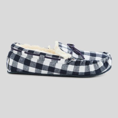 Mocassins à carreaux vichy MONOPRIX