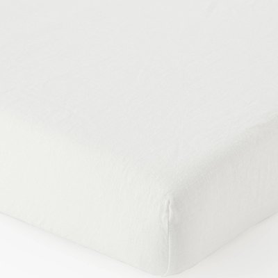 Drap housse, 100% lin, Exclusivité web MONOPRIX