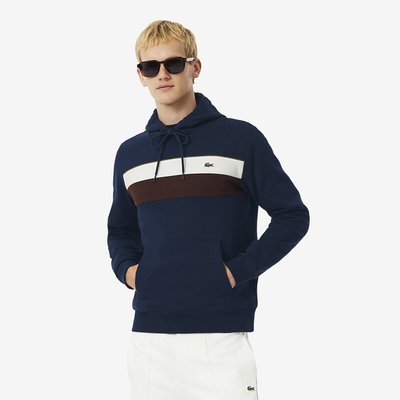 Sweat com capuz color-block LACOSTE