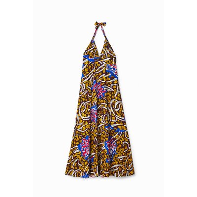 Robe longue dos nu Stella Jean - YELLOW - L DESIGUAL