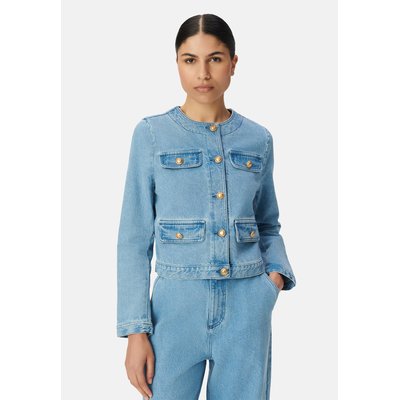 Veste en jean waterless sans col IKKS