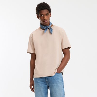 T-shirt scollo rotondo in jersey di cotone LA REDOUTE COLLECTIONS