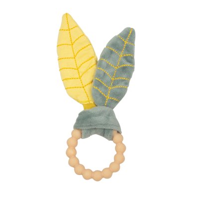 Hochet de dentition - feuilles TROIS KILOS SEPT