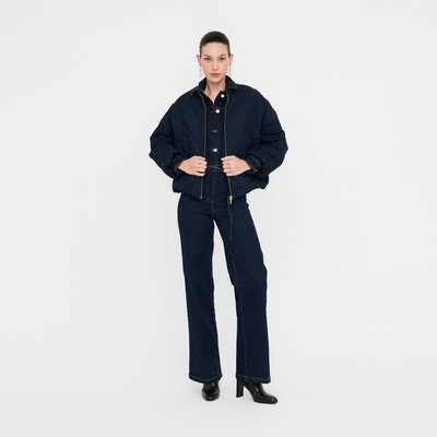Bomber en toile denim matelassée LIU JO